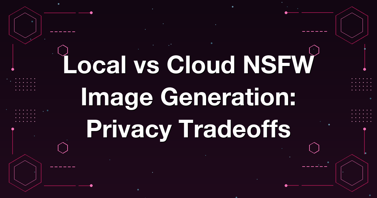 Local vs Cloud NSFW Image Generation: Privacy Tradeoffs