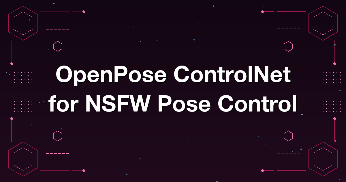 Lớp phủ khung xương OpenPose trên nhân vật do AI tạo ra