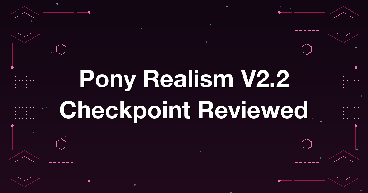 Pony Realism v2.2 のフォトリアルな出力例