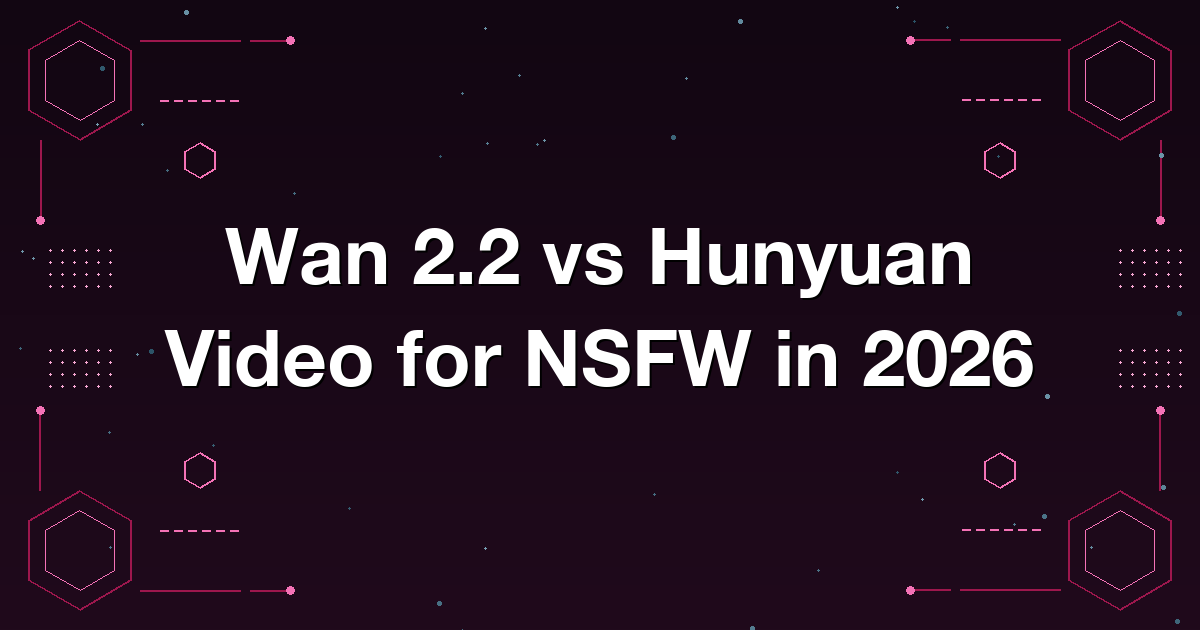 השוואה זה לצד זה של פריימי פלט מ-Wan 2.2 ומ-HunyuanVideo